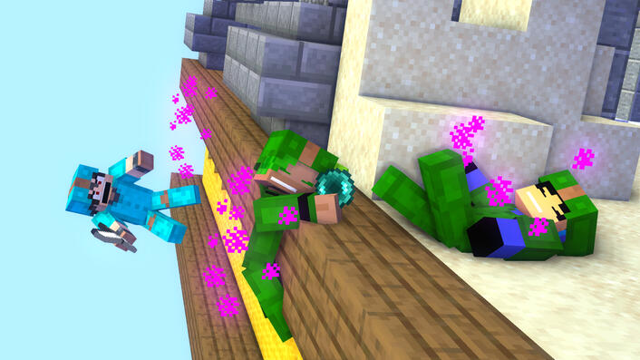 ...where you can use Enderpearls, but its hard to get it right!